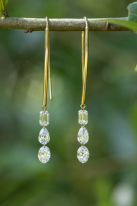 Diamond Dangle Earrings