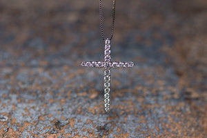 New Diamond Cross Pendant