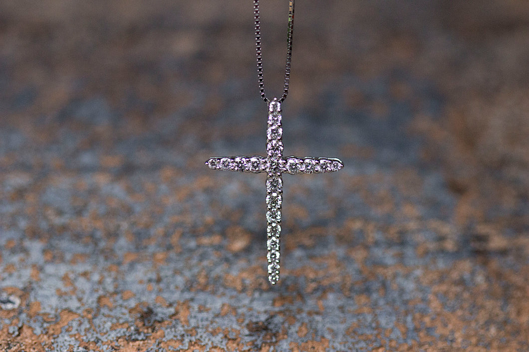 New Diamond Cross Pendant