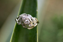 Load image into Gallery viewer, Diamond Leaf Ring

